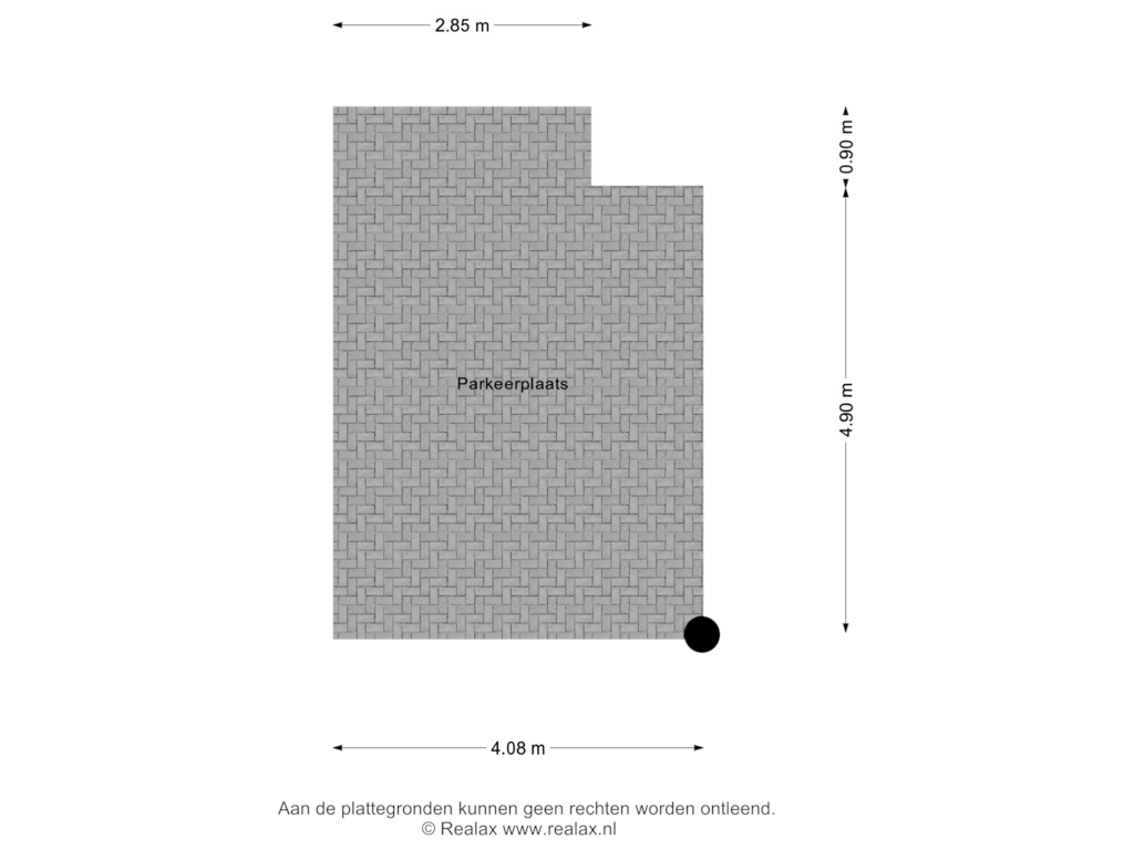 View floorplan of Parkeerplaats of Boomgaard 21