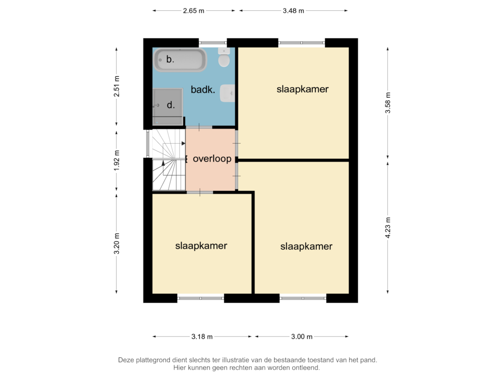 Bekijk plattegrond van verdieping van Bartelsstraat 3