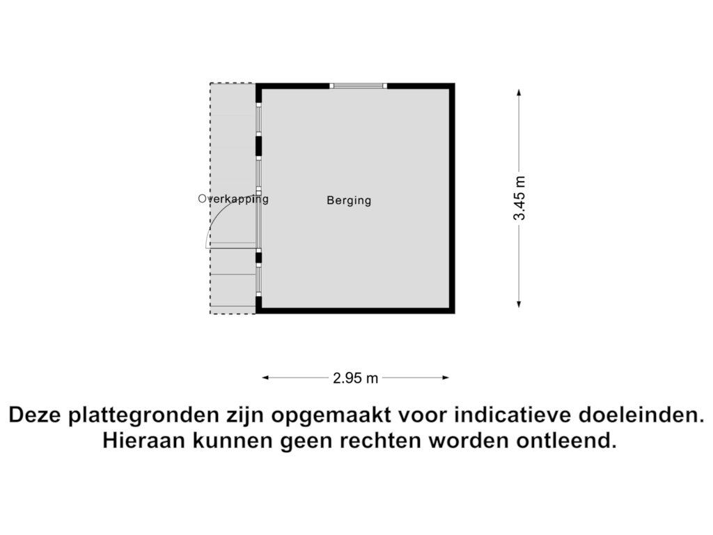 View floorplan of Berging of Westsingel 14