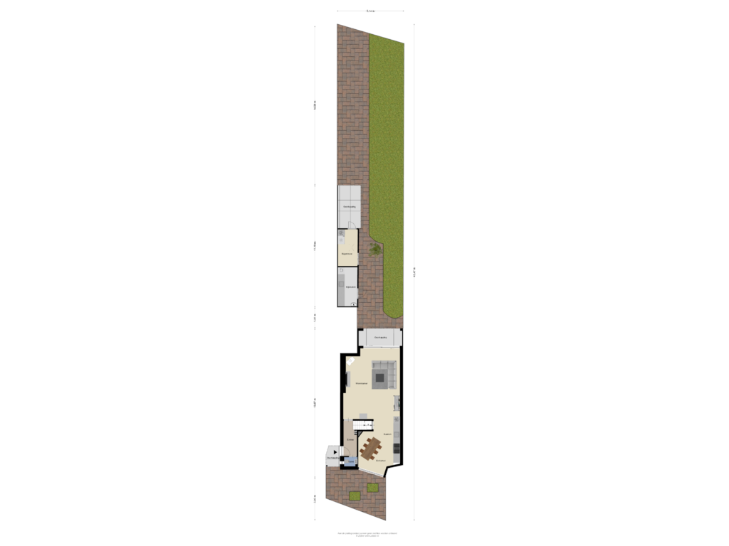 Bekijk plattegrond van Begane Grond tuin van Lipperkerkstraat 410