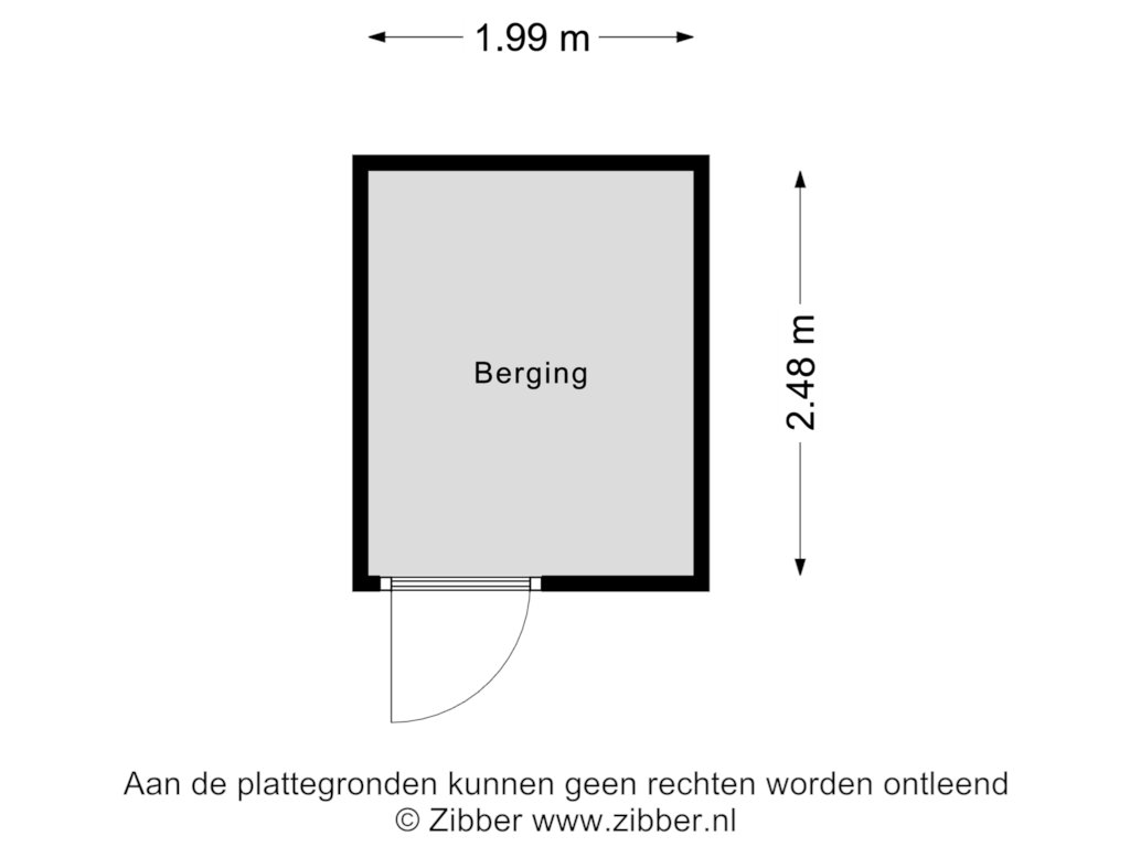 Bekijk plattegrond van Berging van Stationsplein 94