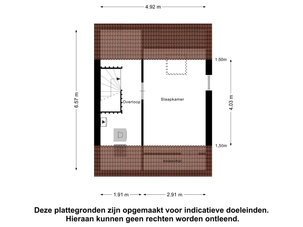 View floorplan of Tweede Verdieping of Schaduwgras 20