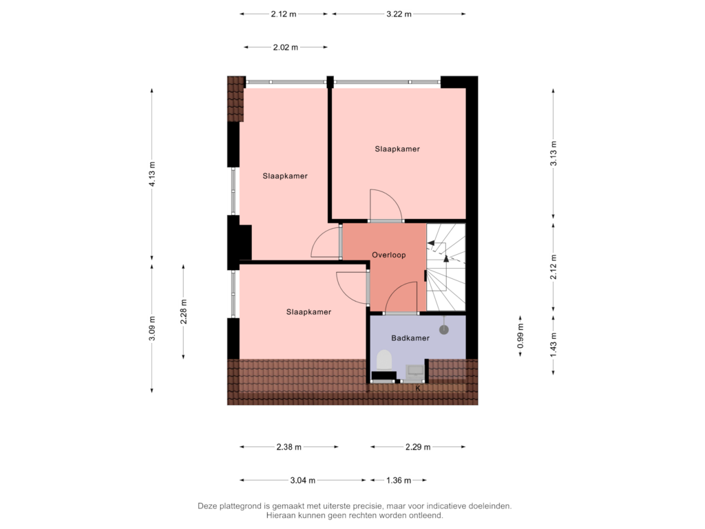 Bekijk plattegrond van 1e Verdieping van Pastoor van Muijenweg 96