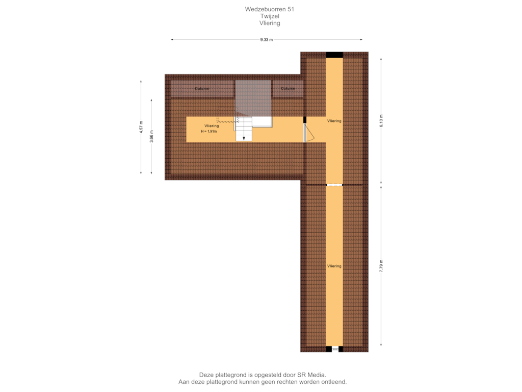 Bekijk plattegrond van Vliering van Wedzebuorren 51