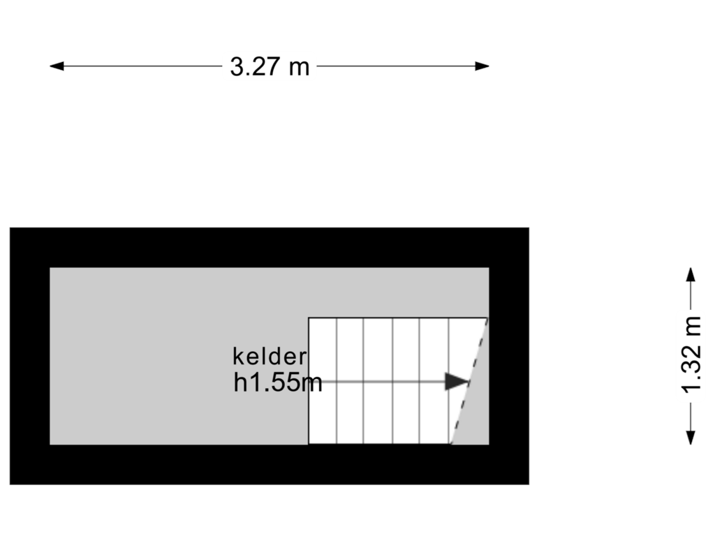 View floorplan of Kelder of Touwslagersbaan 20