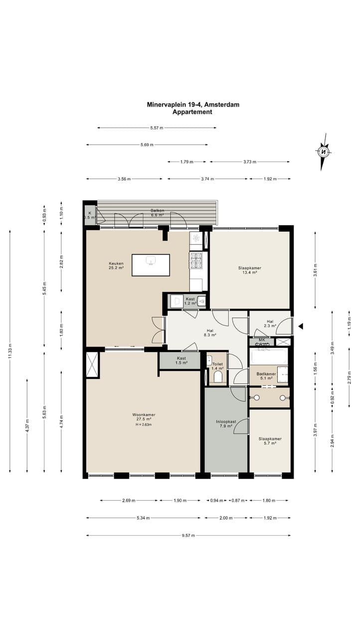 Foto 27 van Minervaplein 19-4