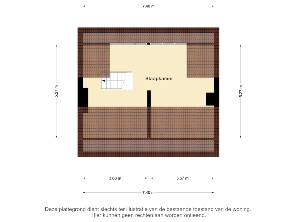 View floorplan of Verdieping of Leeuwerikstraat 35