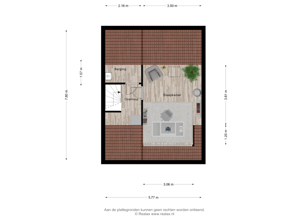 Bekijk plattegrond van Verdieping 2 van Catsstraat 8