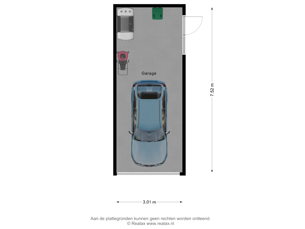 Bekijk plattegrond van Garage van Catsstraat 8