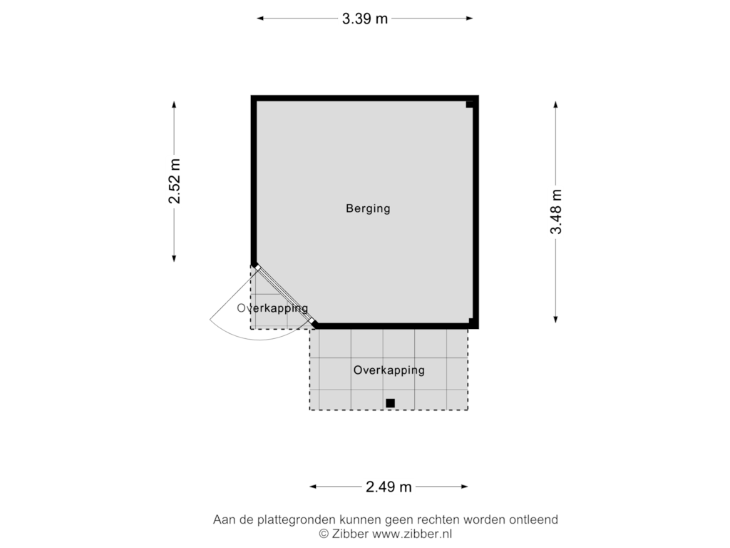 View floorplan of Berging of Luijtenbroek 51