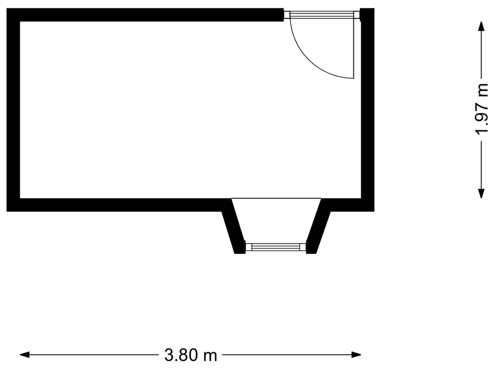 Bekijk plattegrond van Berging van Olympiaweg 118-2