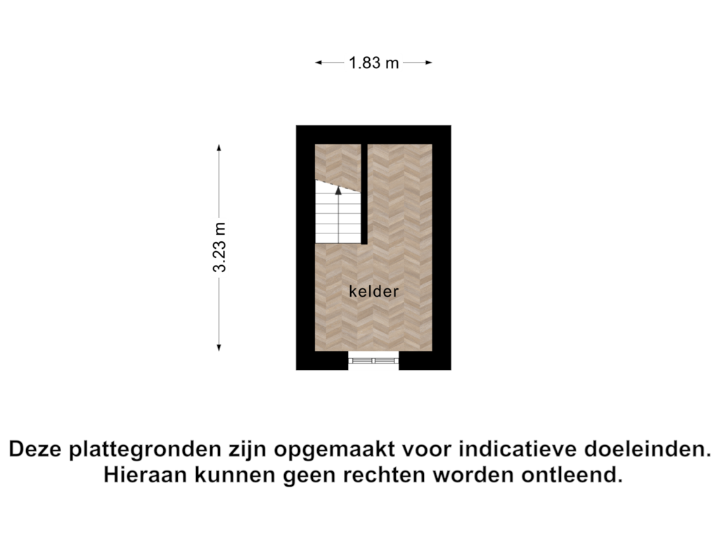 Bekijk plattegrond van kelder van Grazendonkstraat 27