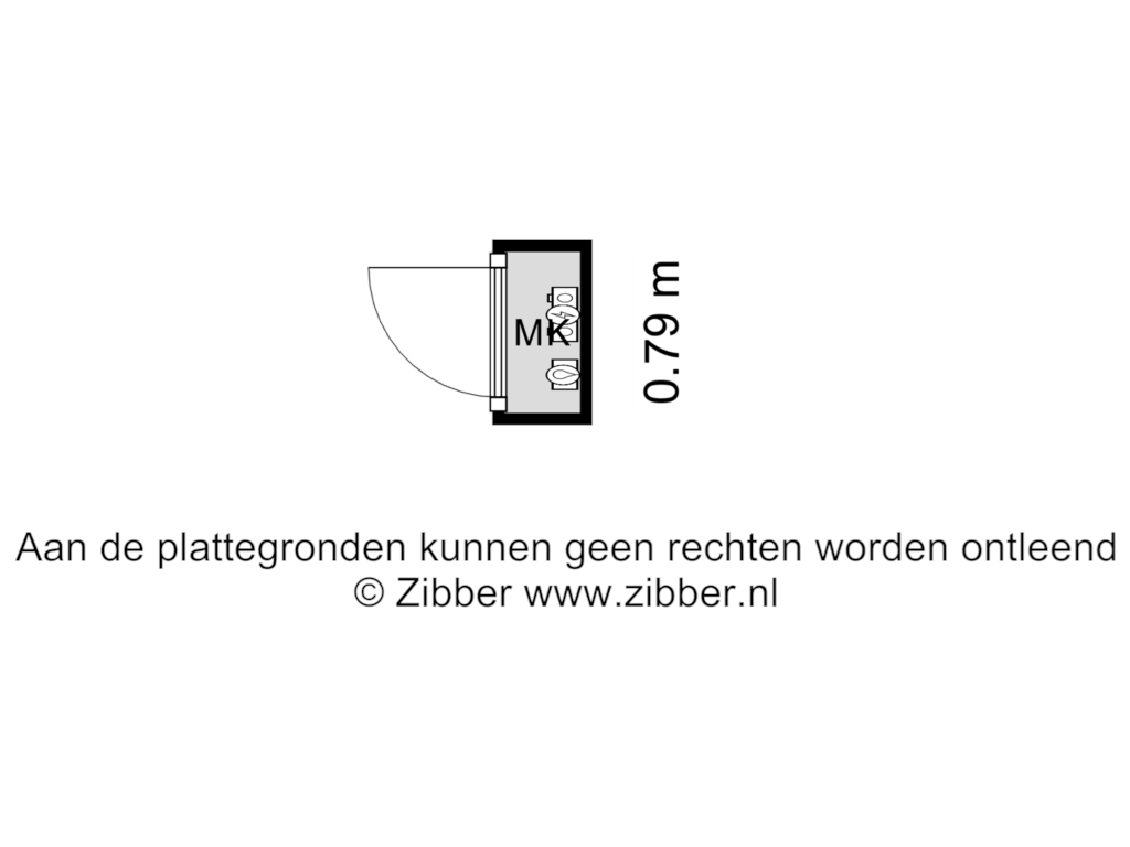 View floorplan of Meter Kast of A. Jacobsstraat 167