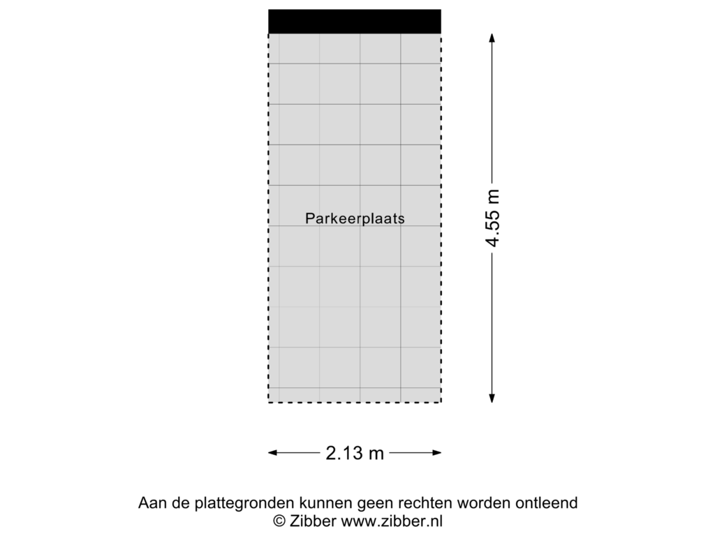 View floorplan of Parkeerplaats of A. Jacobsstraat 167