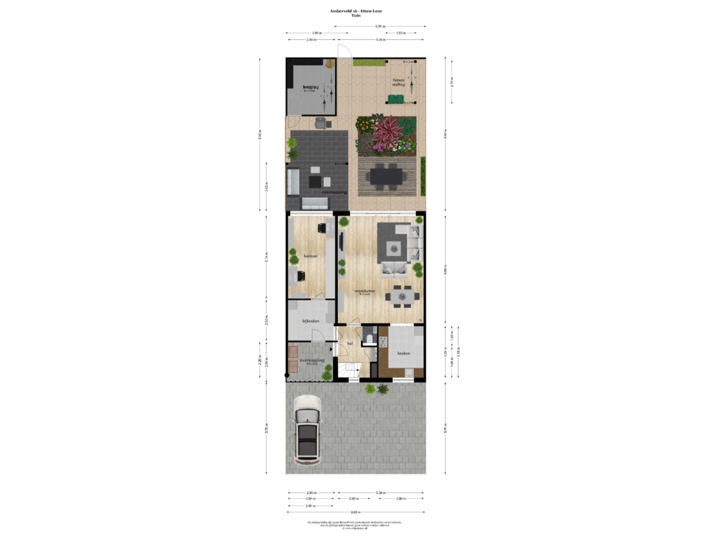 Bekijk plattegrond van TUIN van Amberveld 16