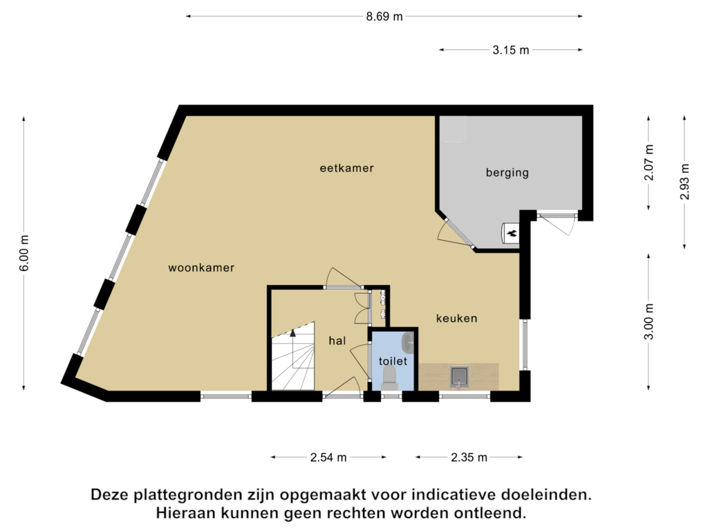 Bekijk plattegrond van Begane grond van It Terpspaad 1