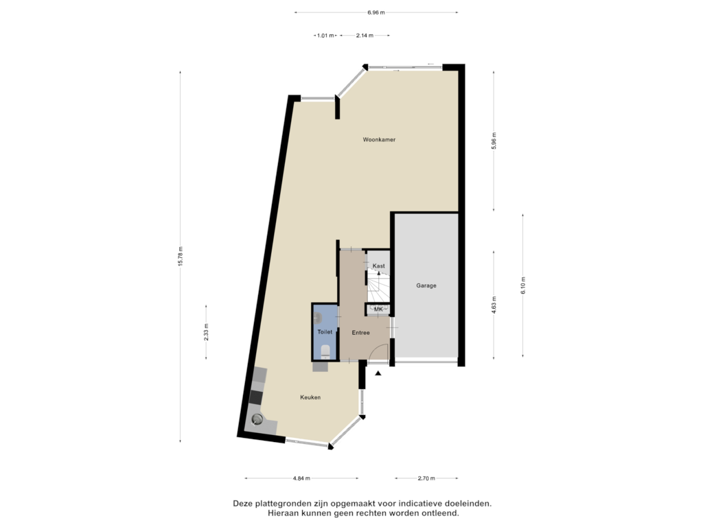 Bekijk plattegrond van Begane Grond van Mendelssohnstraat 28