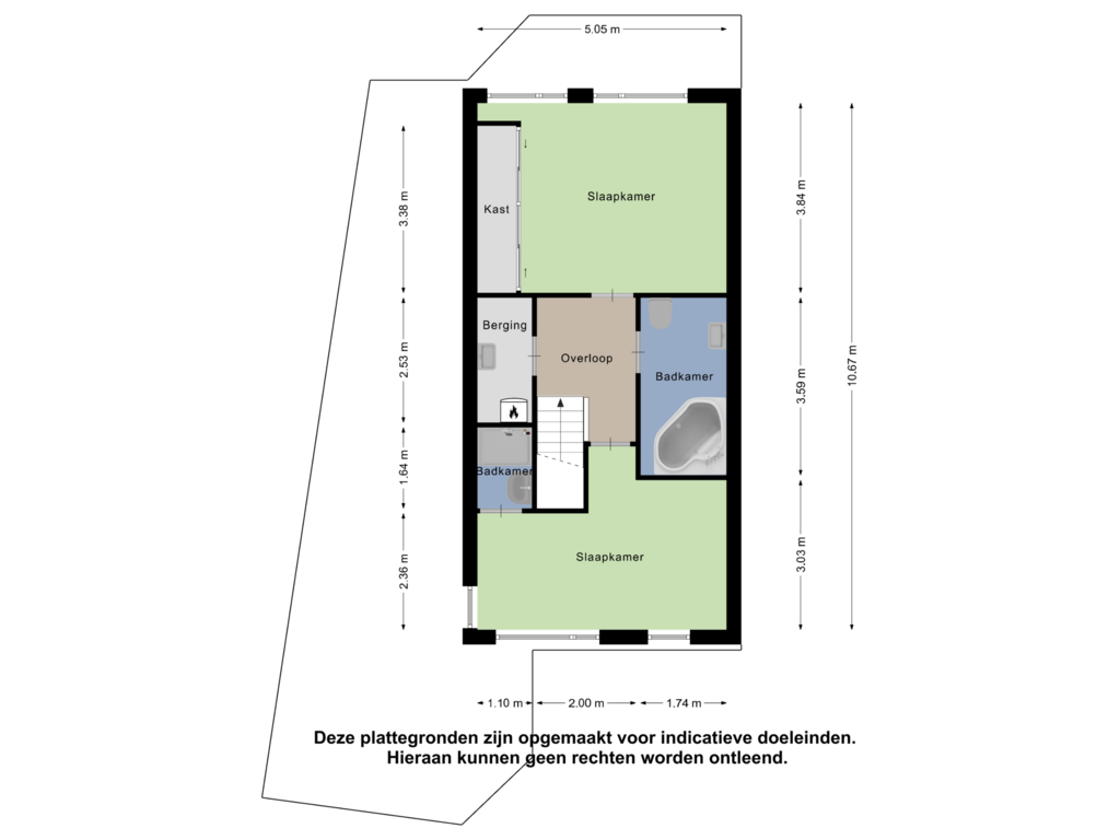 Bekijk plattegrond van Eerste Verdieping van Mendelssohnstraat 28