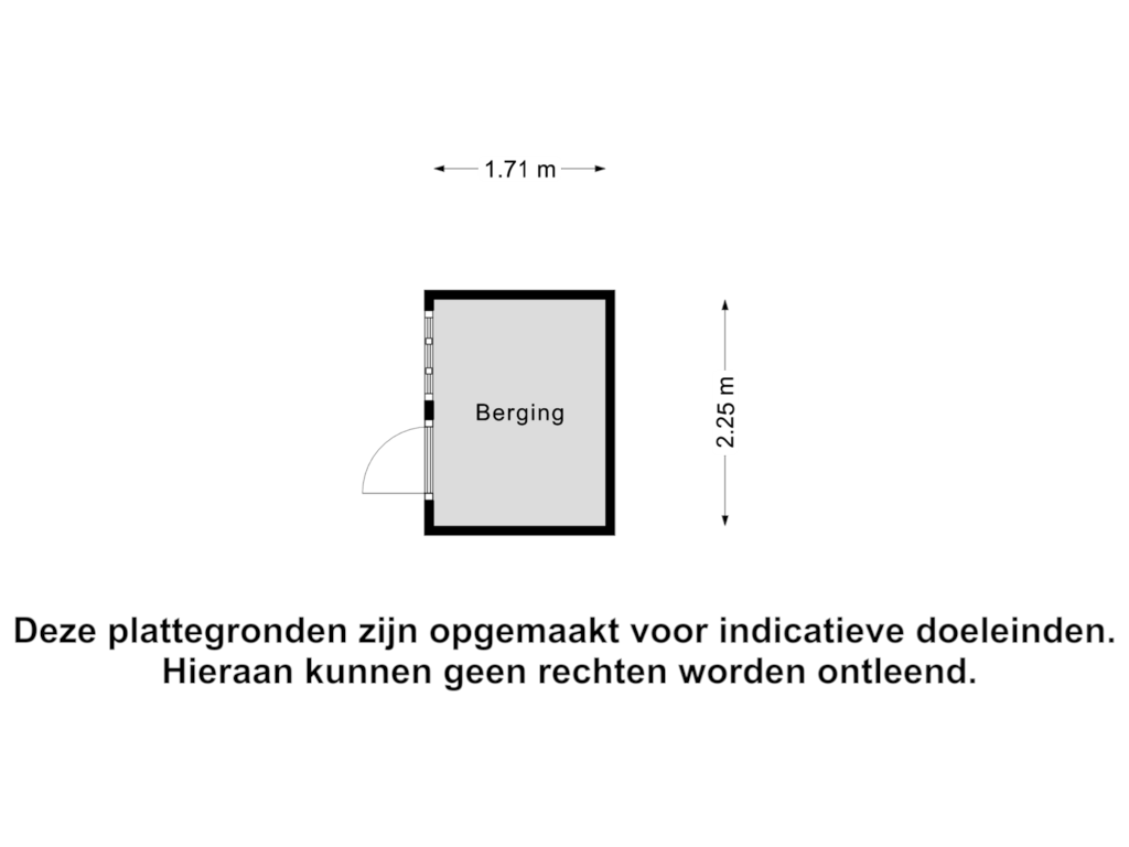 Bekijk plattegrond van Berging van Mendelssohnstraat 28