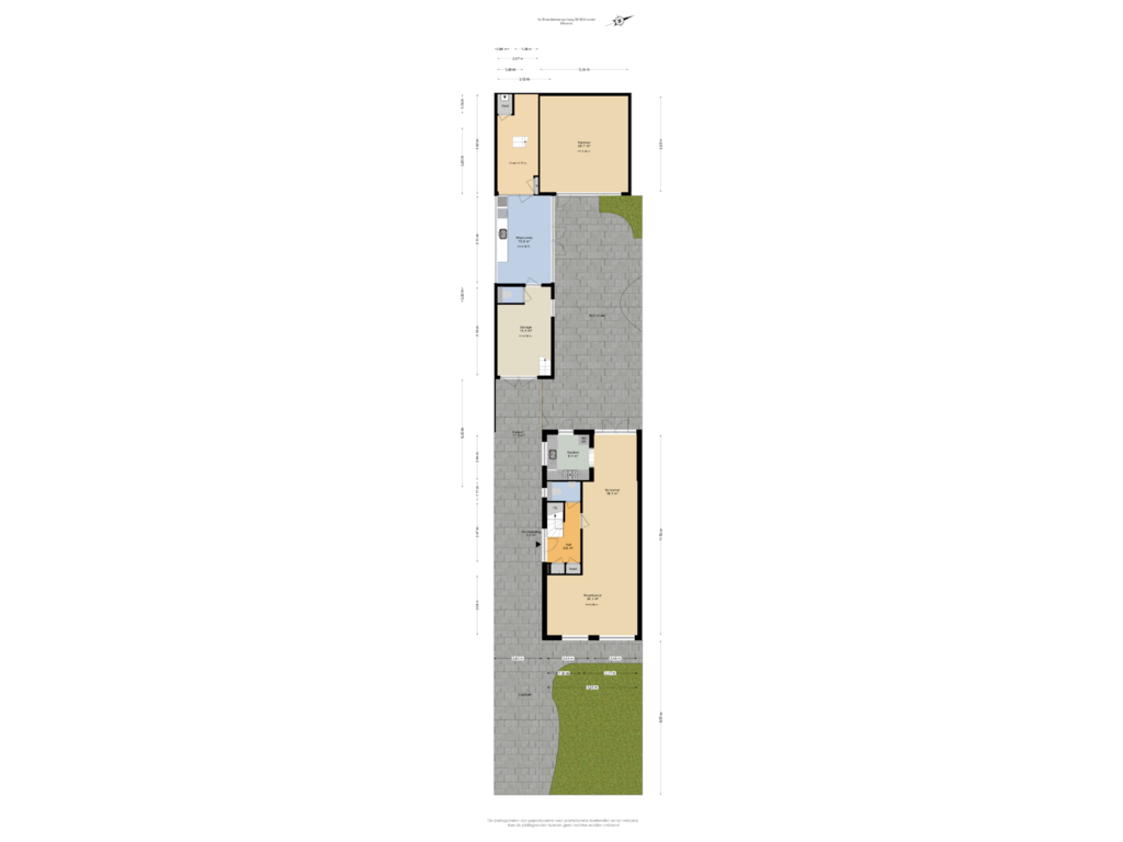 Bekijk plattegrond van Situatie van 1e Brandenburgerweg 99