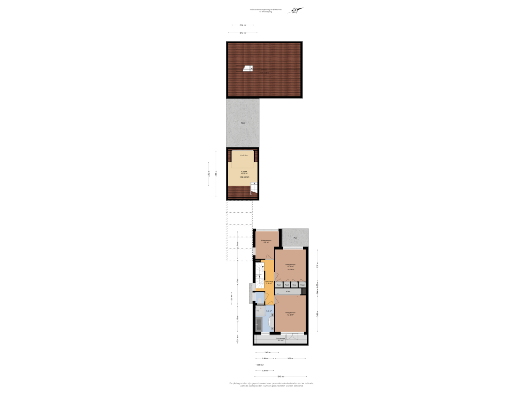 Bekijk plattegrond van 1e Verdieping van 1e Brandenburgerweg 99