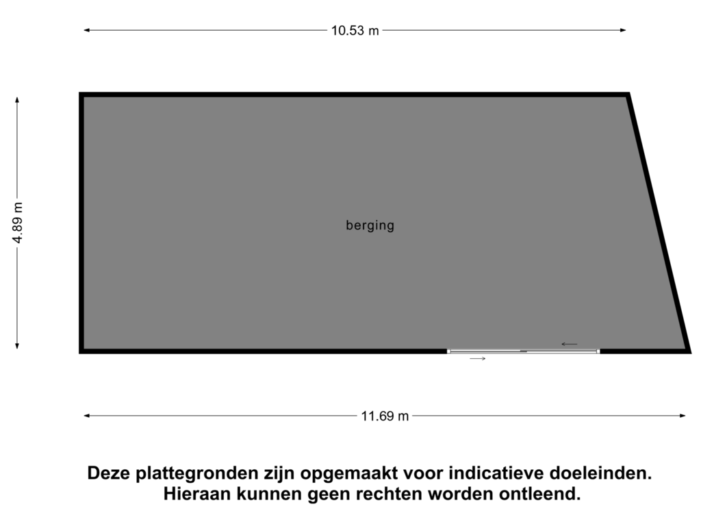 View floorplan of Berging-01 of Molenlaan 25