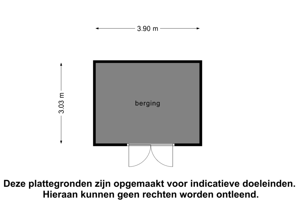 View floorplan of Berging-02 of Molenlaan 25