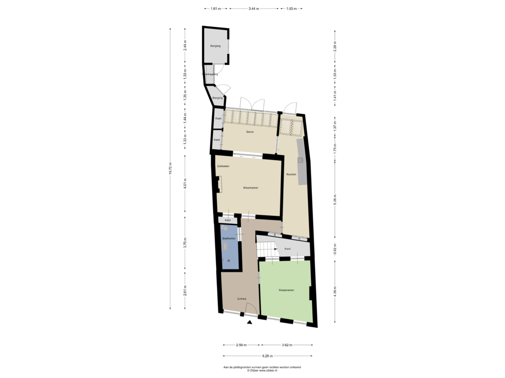 Bekijk plattegrond van Begane Grond van Buiten Nieuwstraat 26