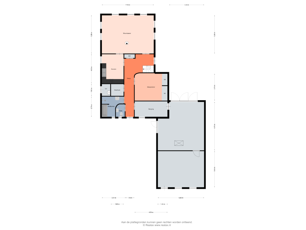 Bekijk plattegrond van Begane grond van de Ring 4