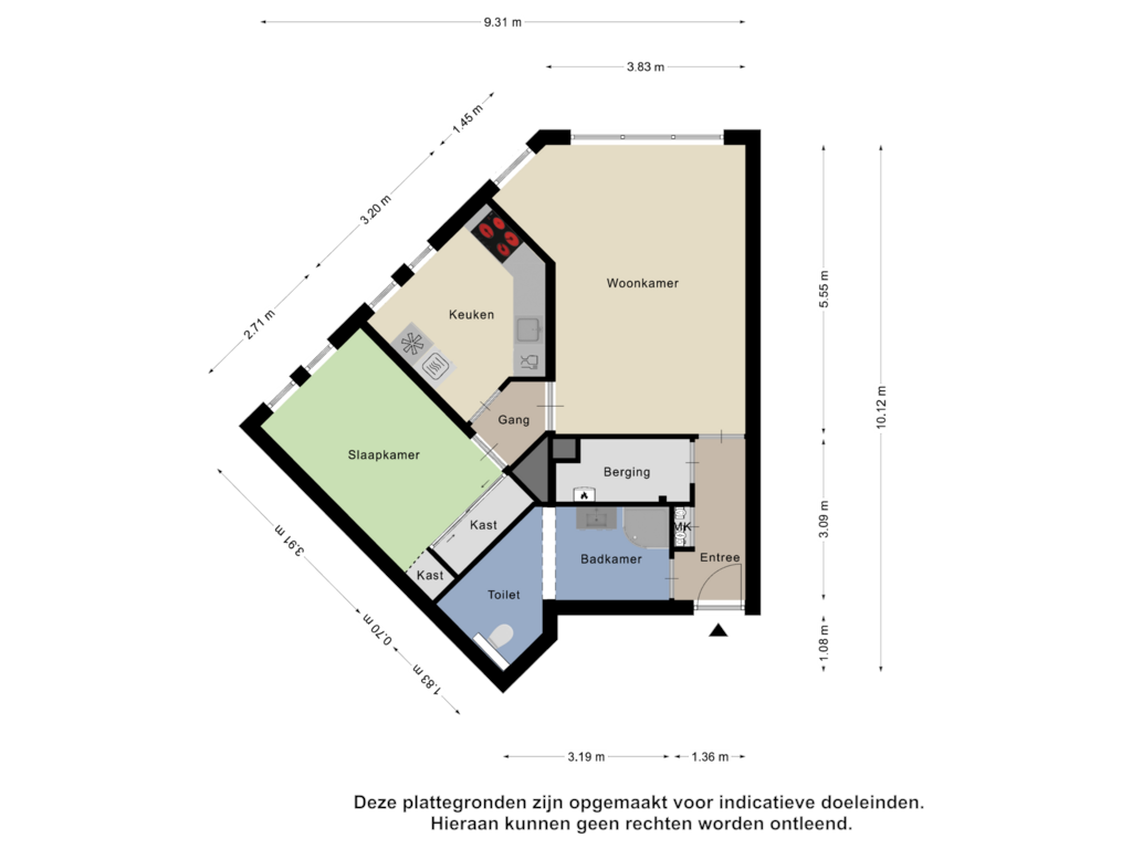 View floorplan of Appartement of Herautpad 10