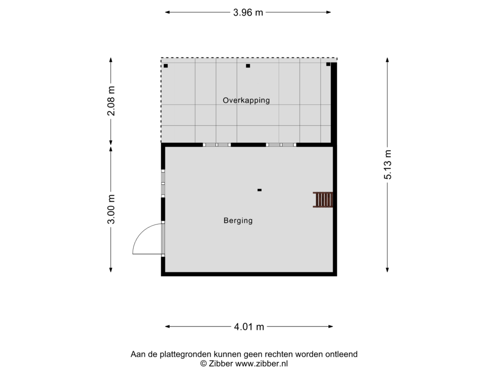 Bekijk plattegrond van Berging van Veenhof 2214