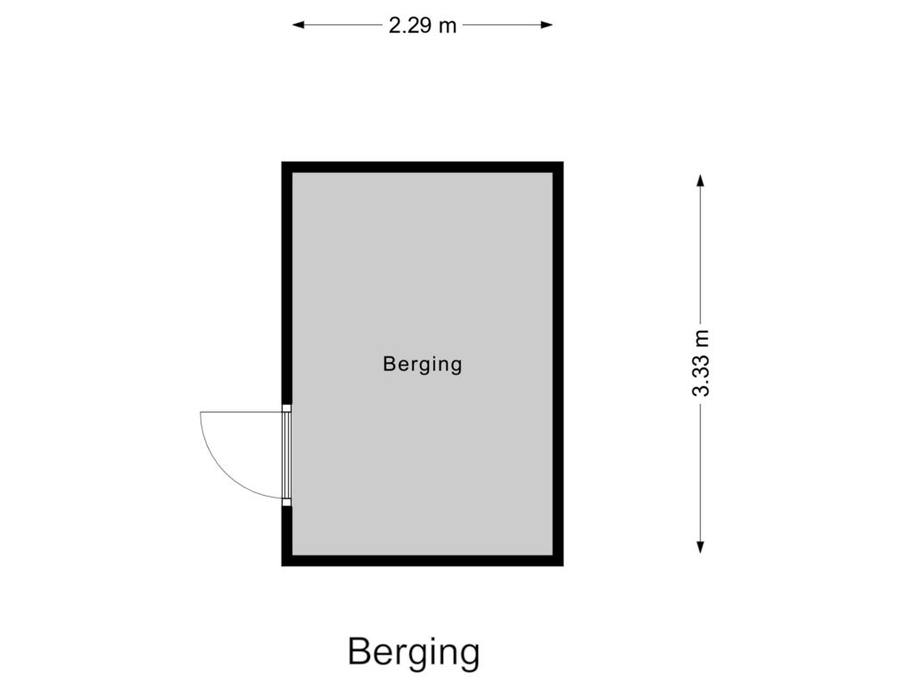 Bekijk plattegrond van Berging van Rozetuin 6