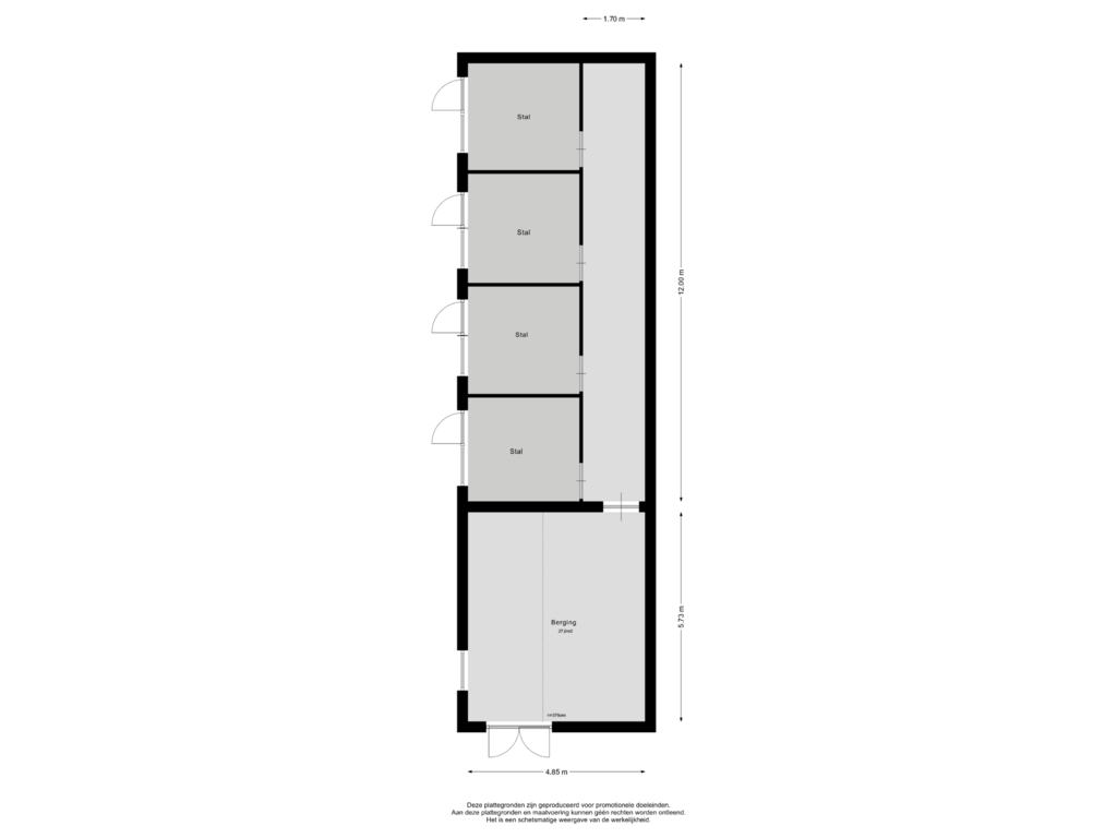 Bekijk plattegrond van Berging van Laageinde 9