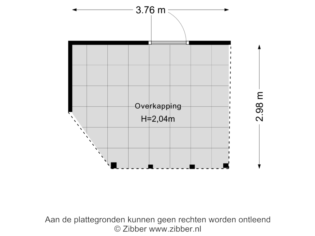 View floorplan of Overkapping of Griendwerker 22