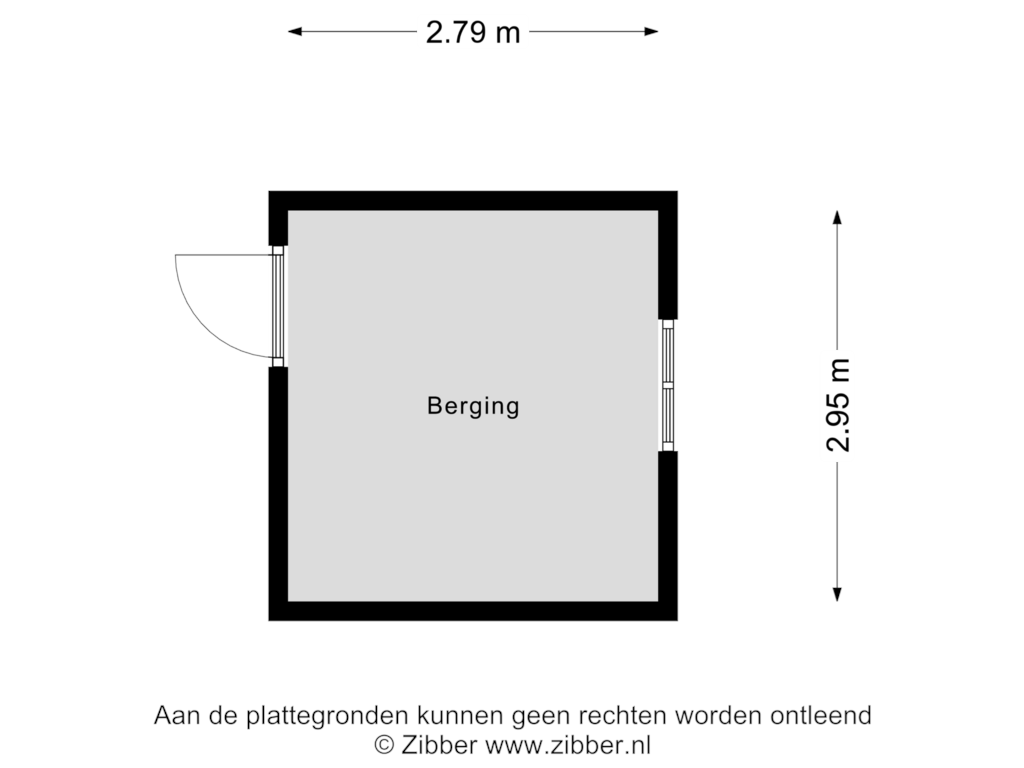 Bekijk plattegrond van Berging van G.P. Duuringlaan 29