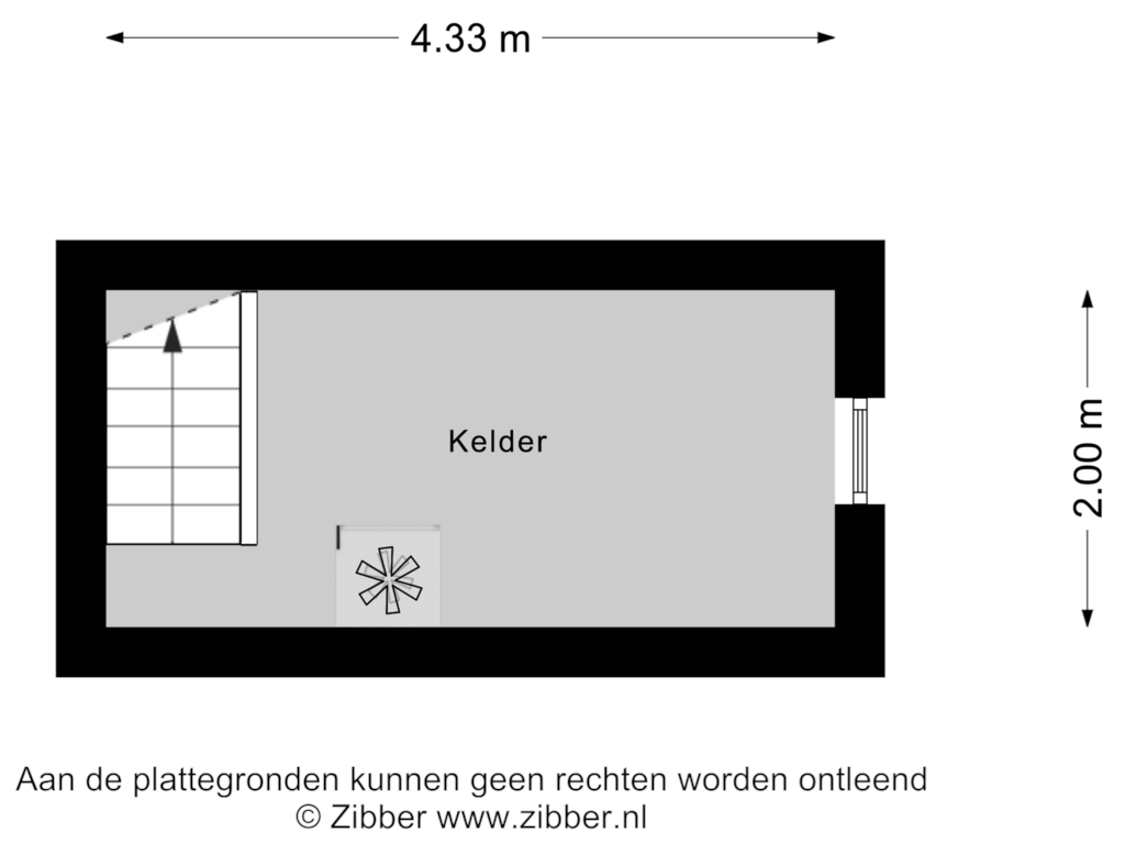 Bekijk plattegrond van Kelder van G.P. Duuringlaan 29