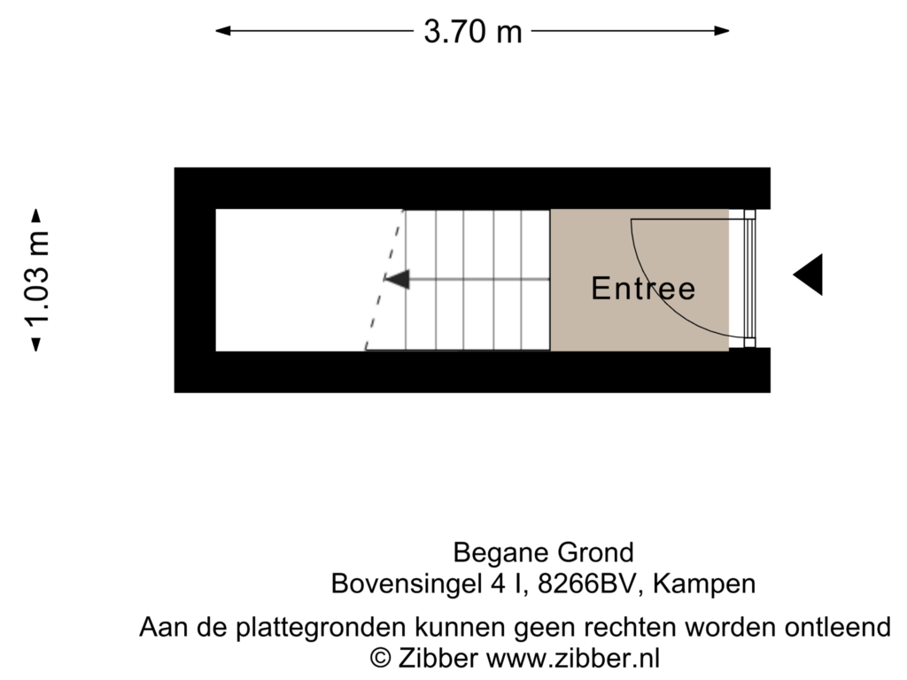 Bekijk plattegrond van Begane Grond van Bovensingel 4-I