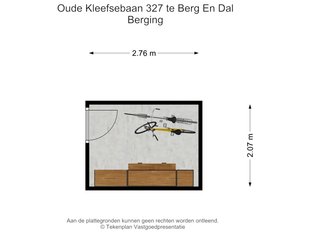 Bekijk plattegrond van Berging van Oude Kleefsebaan 327