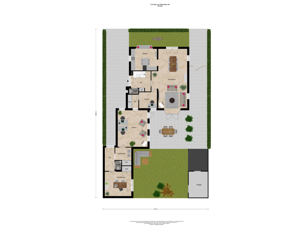 Bekijk plattegrond van Situatie van Charlotte van Pallandtlaan 59