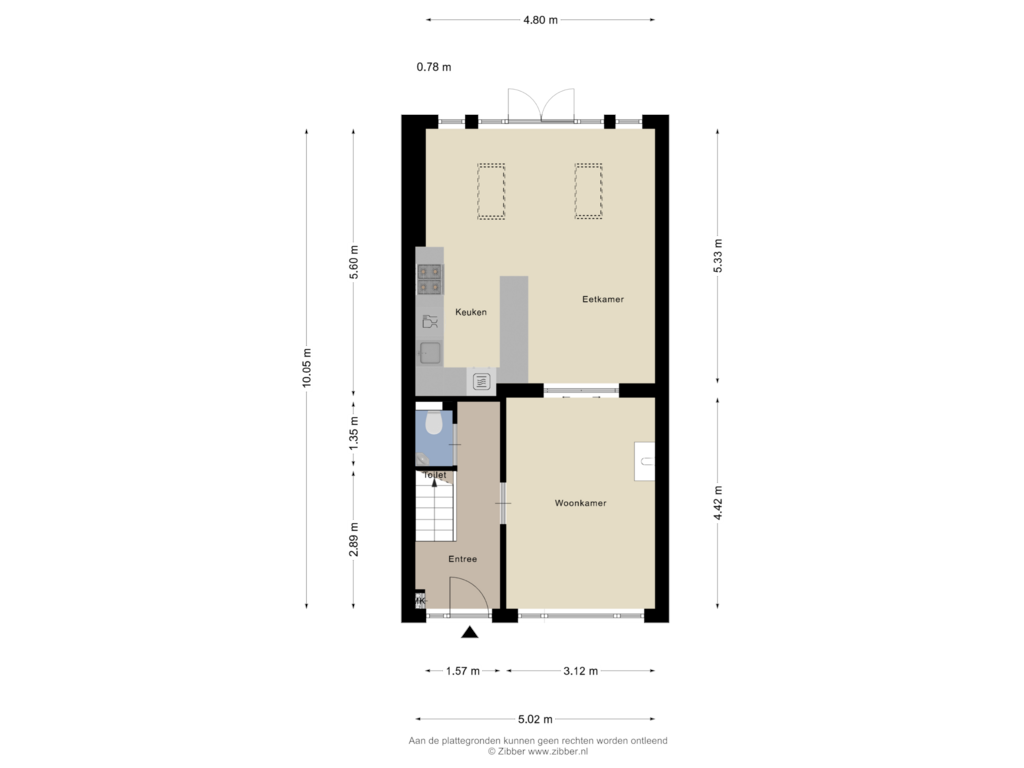 View floorplan of Begane Grond of Johannes van Eindhovenstraat 26