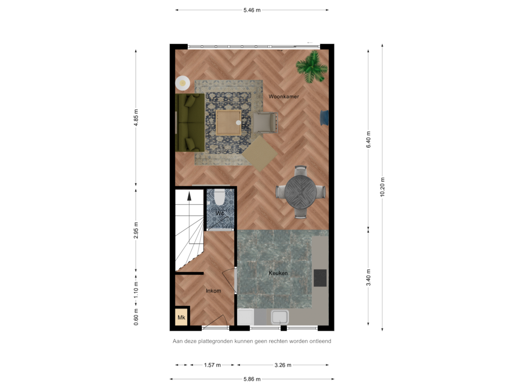 Bekijk plattegrond van Bg Nieuwbouw Hoofdplaat van Koningin Julianastraat 27