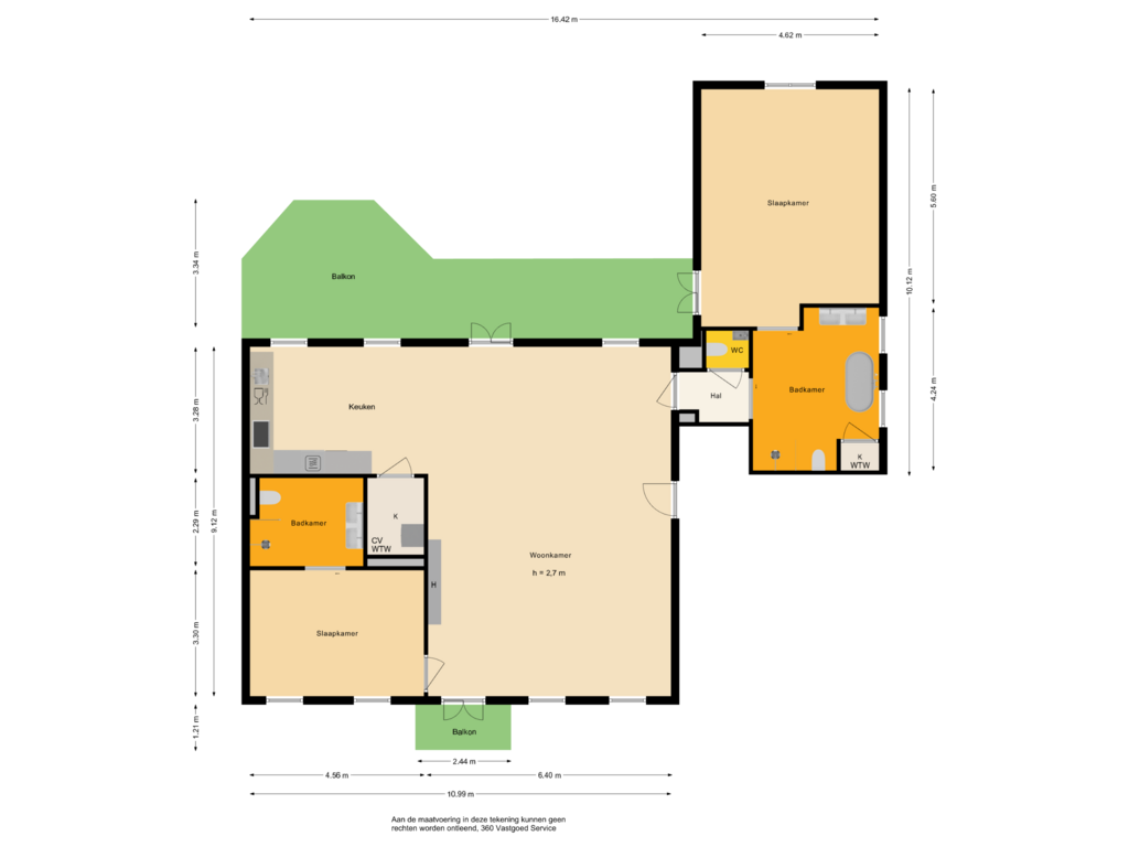 Bekijk plattegrond van 1e Verdieping van Jansbinnensingel 20-2