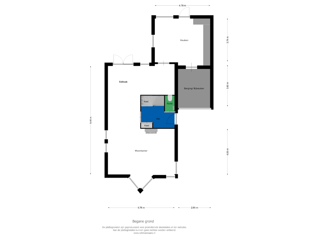 Bekijk plattegrond van First floor van Veldekster 1-B