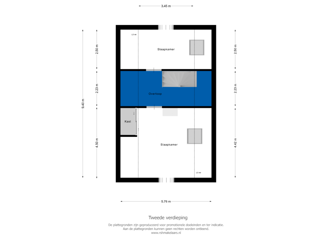 Bekijk plattegrond van Floor 2 van Veldekster 1-B