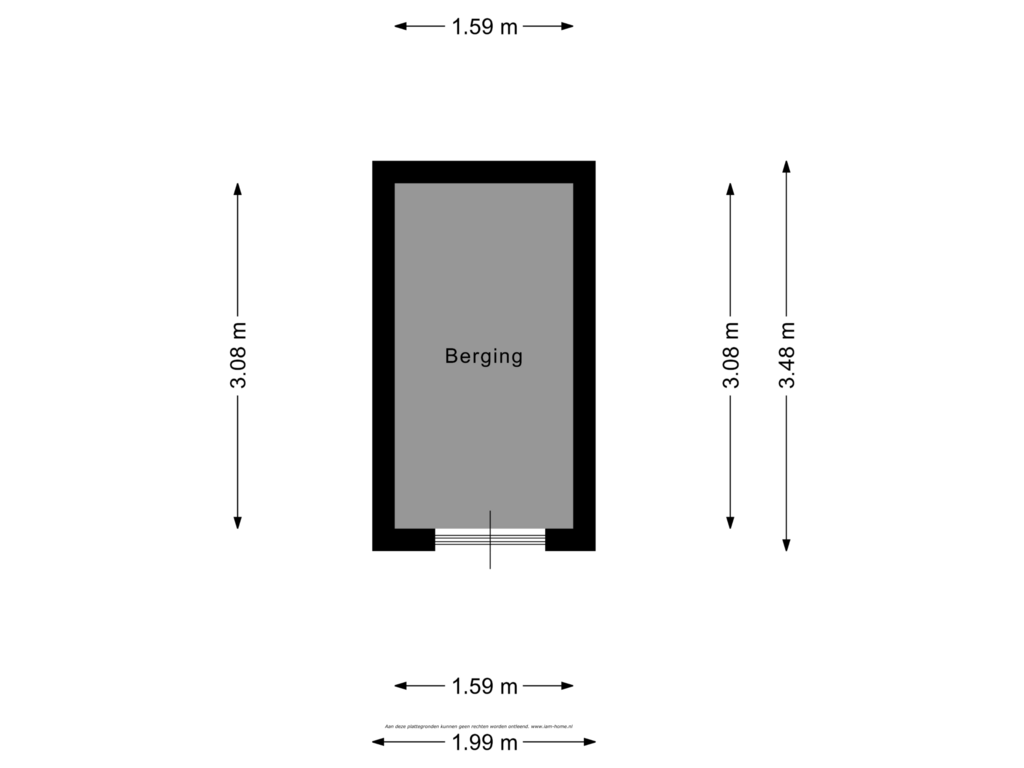 Bekijk plattegrond van Berging van Smidseind 75