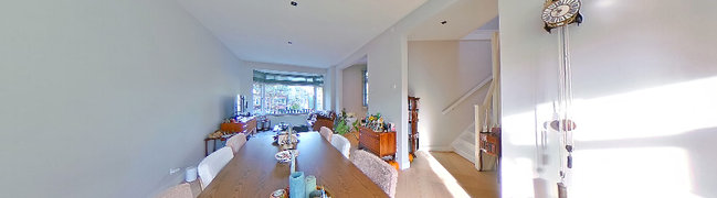 Bekijk 360° foto van Woonkamer van Waldeck Pyrmontlaan 43