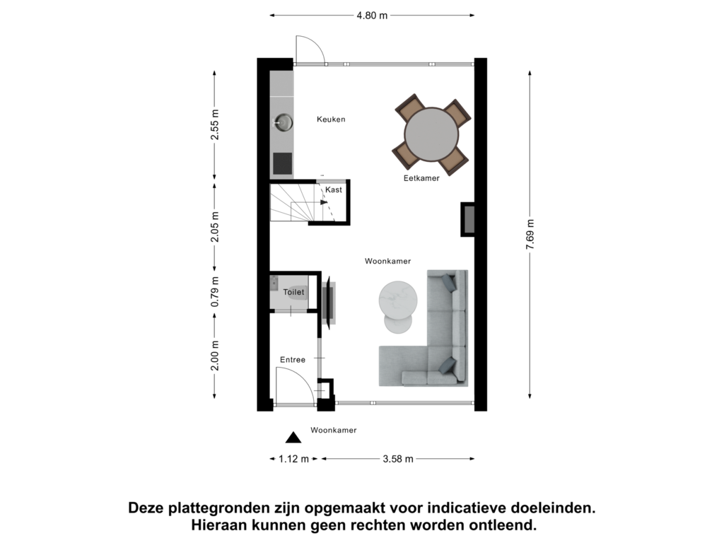 Bekijk plattegrond van Begane Grond van van Alkemadelaan 65