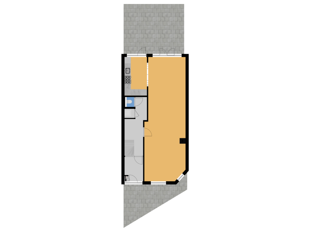 View floorplan of Perceeloverzicht of Galileïstraat 195