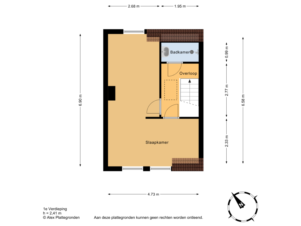 Bekijk plattegrond van 1e Verdieping van Cornelis de Wittstraat 28