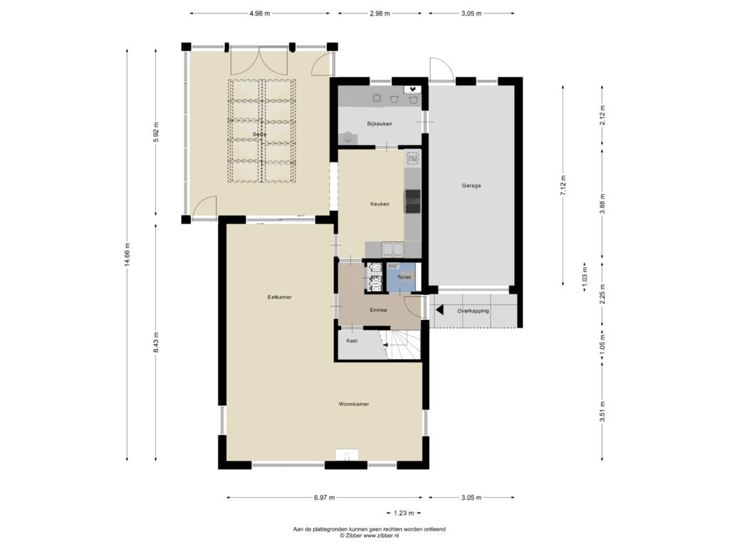 Bekijk plattegrond van Begane grond van Turfberrie 11